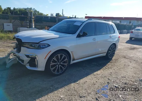 2020 BMW X7 M50I z USA, uszkodzony, nr VIN 5UXCX6C08L9C55455